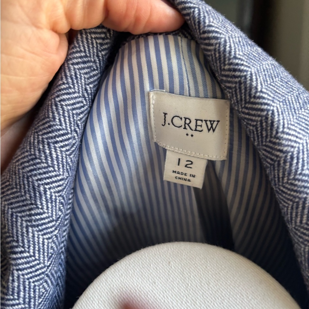 J. Crew Blue Blazer with Gold Buttons - Picture 4 of 6